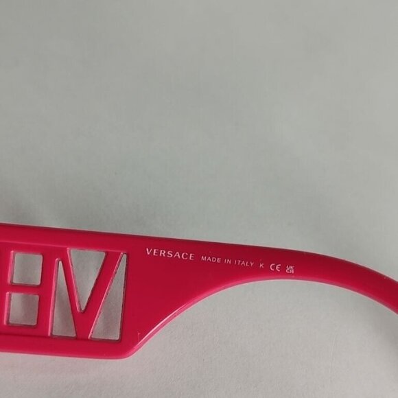 VERSACE VE4430 536787 Fuschia Pink Rectangulat Logo Arm - Picture 9 of 10